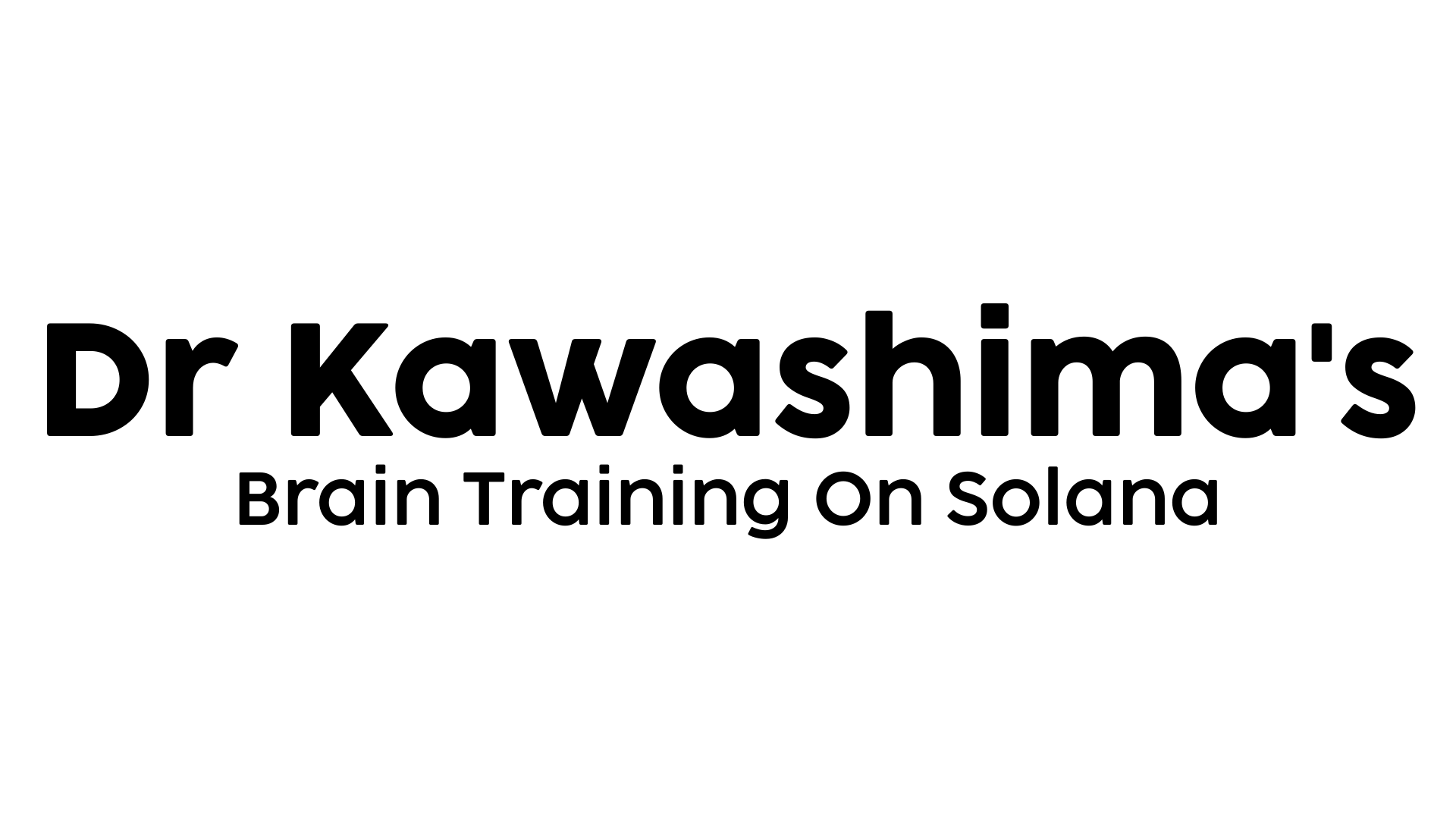 Dr Kawashima's Brain Training On Solana